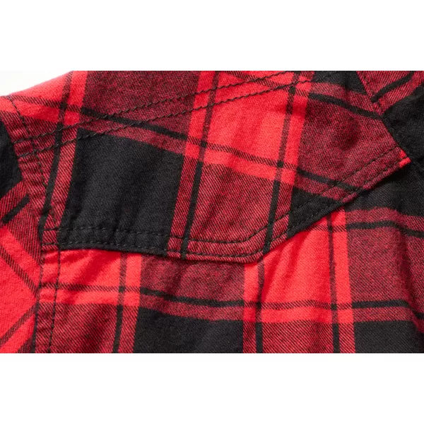  Hemd BRANDIT KOSTKOVANÁ KRÁTKÝ RUKÁV BD4032 ROT/SCHWARZ 