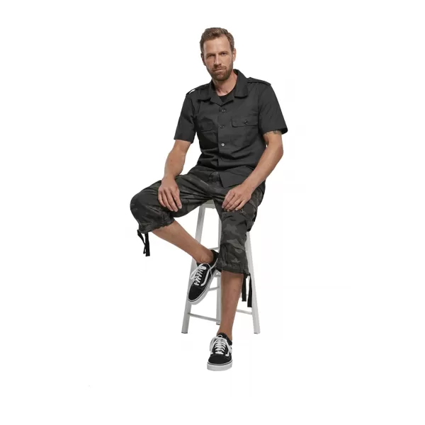  Herren 3/4 Shorts BRANDIT URBAN LEGEND CARGO DUNKLE TARNUNG 