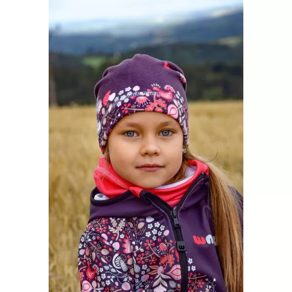  Baby Softshell Jacke isoliert WAMU SOVA LILA 