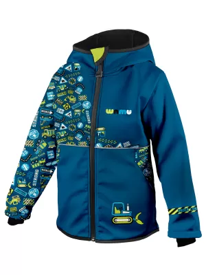Baby Softshell Jacke isoliert WAMU BAGR BLAU