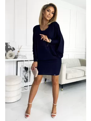 Kleid NUMOCO A402-1 DUNKELBLAU