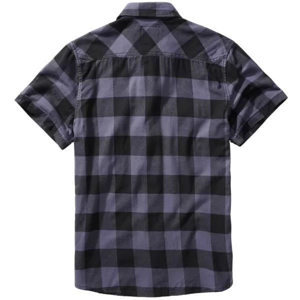  Hemd BRANDIT KOSTKOVANÁ KRÁTKÝ RUKÁV BD4032 SCHWARZ/GRAU 