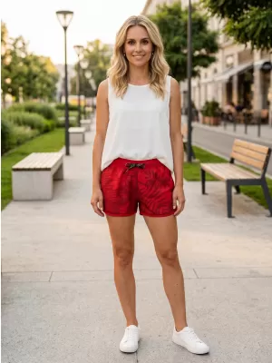 Damen-Shorts SAM 73 PISCES WS 787 ROT
