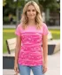 Damen-T-Shirt LOAP ABRASKA CLW2339 ROSA