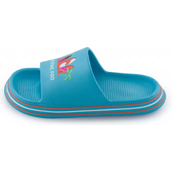  Hausschuhe ALPINE PRO LARINO KBTA375 HELLBLAU 