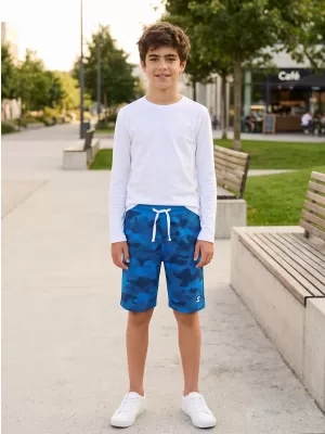 Kindershorts SAM 73 JEREM KS 503 LEUCHTEND BLAU