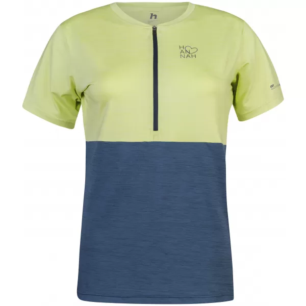  Damen-T-Shirt HANNAH BERRY SUNNY LIME MEL/INDIA INK MEL 