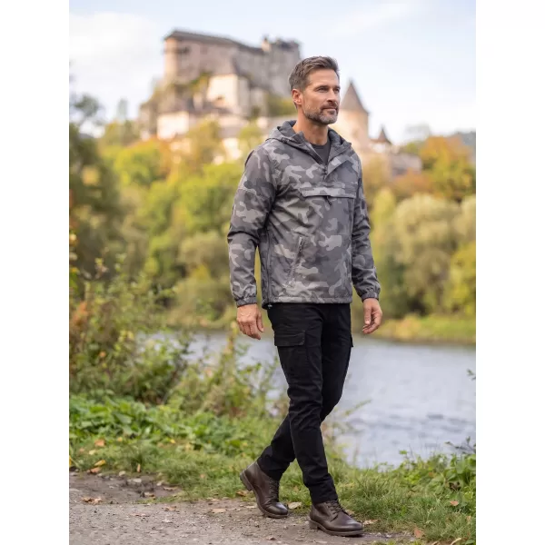  Jacke BRANDIT PŘES HLAVU BD3162 GRAUE TARNUNG 