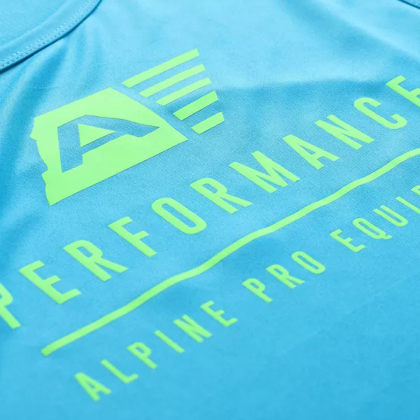 Tanktop ALPINE PRO MIXED MTSA829 BLAU 