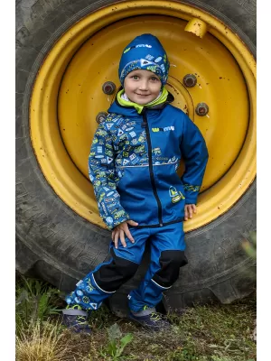 Baby Softshell Hosen isoliert WAMU BAGR BLAU