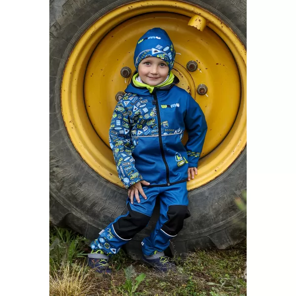  Baby Softshell Hosen isoliert WAMU BAGR BLAU 
