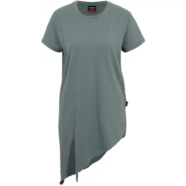  Damen-T-Shirt SAM 73 LACERTA WT 889 GRÜNLICH GRAU 