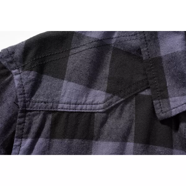  Hemd BRANDIT KOSTKOVANÁ KRÁTKÝ RUKÁV BD4032 SCHWARZ/GRAU 