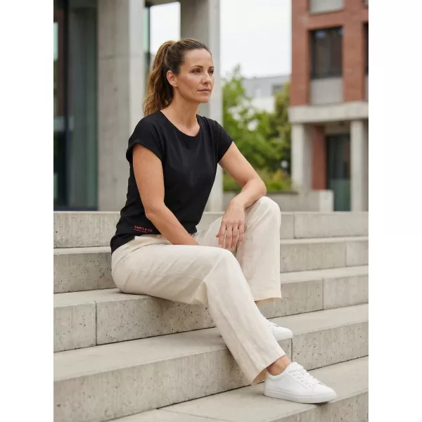  Damen-T-Shirt SAM 73 DORADO WT 886 SCHWARZ 