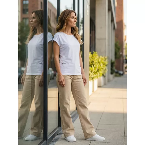  Damen-T-Shirt SAM 73 DORADO WT 886 WEIß 