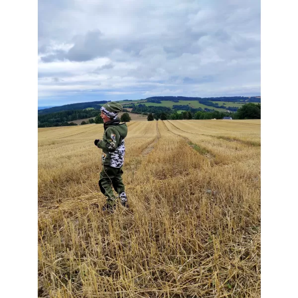  Baby Softshell Jacke isoliert WAMU MASKÁČ KHAKI 