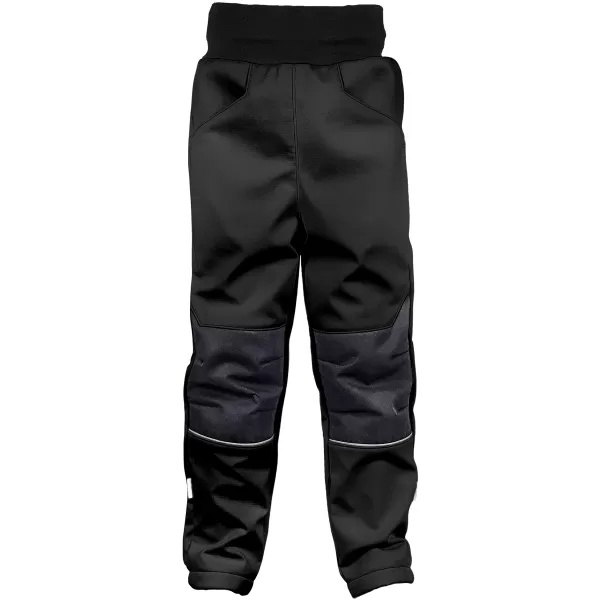  Baby Softshell Hosen isoliert WAMU SCHWARZ 