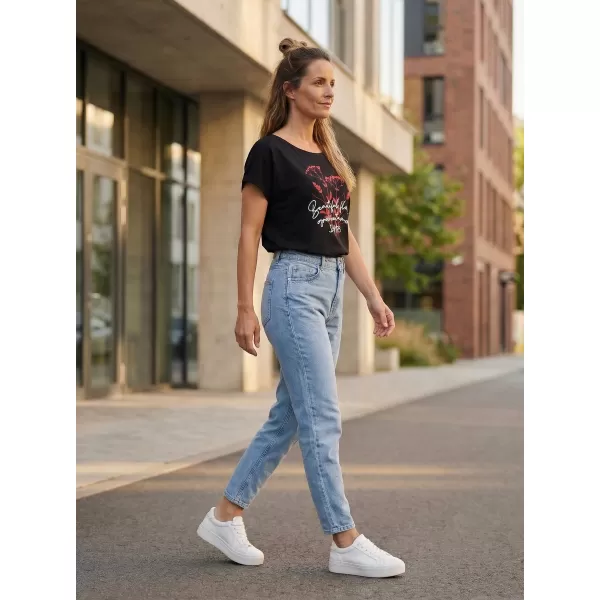  Damen-T-Shirt SAM 73 CIRCINUS WT 883 SCHWARZ 