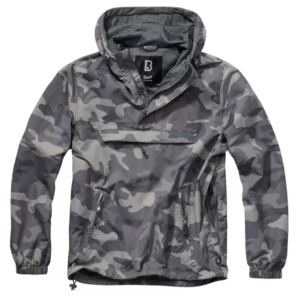  Jacke BRANDIT PŘES HLAVU BD3162 GRAUE TARNUNG 