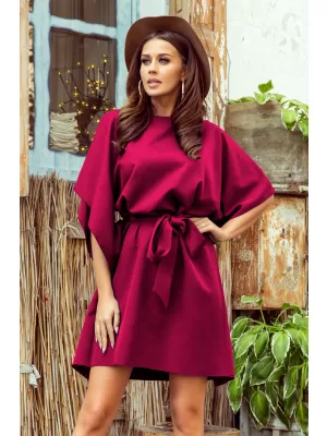 Kleid NUMOCO SOFIA A287-18 BURGUND