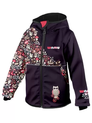 Baby Softshell Jacke isoliert WAMU SOVA LILA