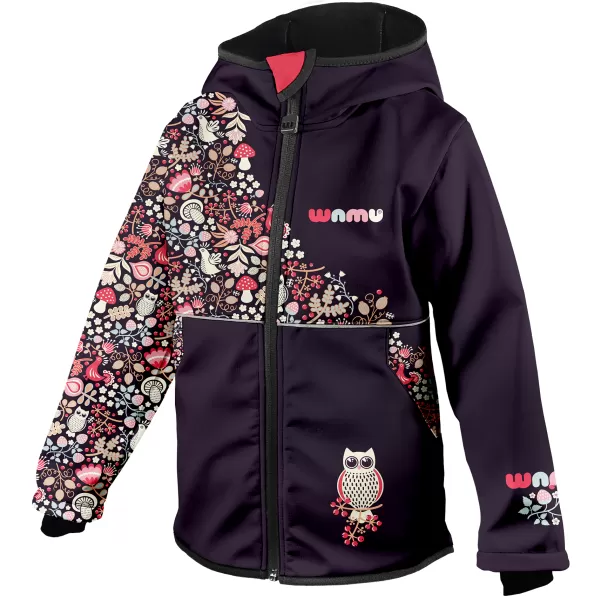  Baby Softshell Jacke isoliert WAMU SOVA LILA 