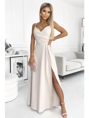 Kleid NUMOCO CHIARA A299-6 BEIGE