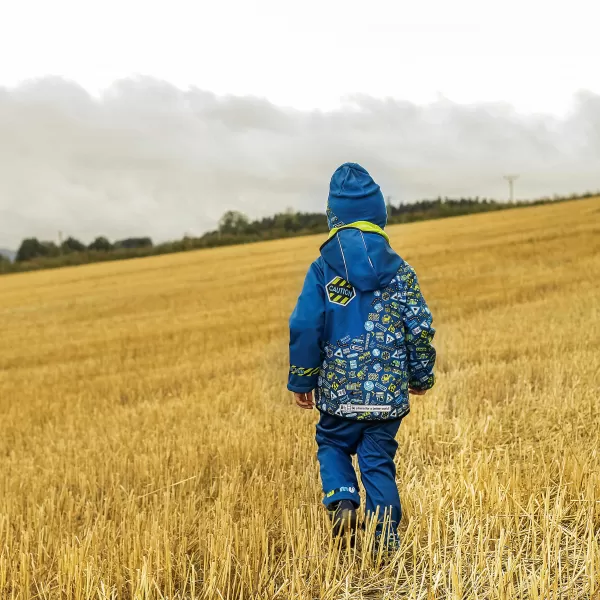  Baby Softshell Jacke isoliert WAMU BAGR BLAU 