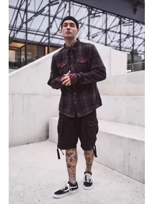 Shorts BRANDIT SAVAGE VINTAGE CARGO SCHWARZ
