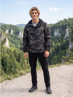 Jacke BRANDIT PŘES HLAVU BD3162 DUNKLE TARNUNG