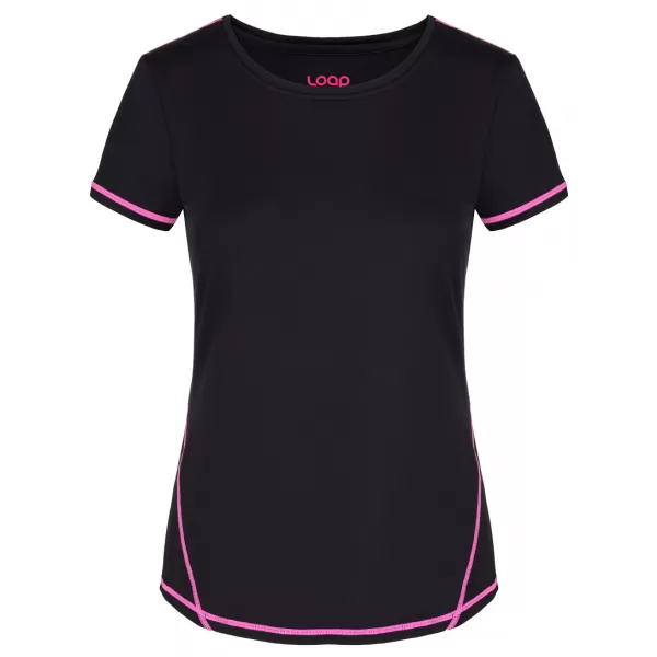  Damen-T-Shirt LOAP MELISA TLW2312 SCHWARZ 