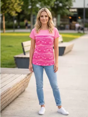Damen-T-Shirt LOAP ABRASKA CLW2339 ROSA