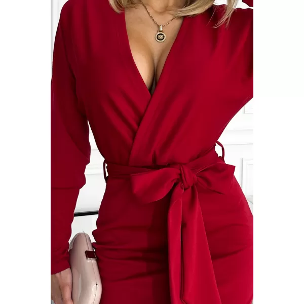  Kleid NUMOCO A401-1 BURGUND 