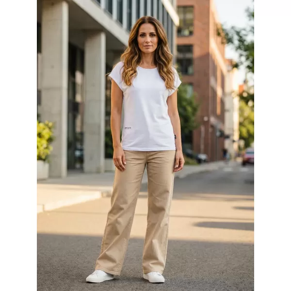 Damen-T-Shirt SAM 73 DORADO WT 886 WEIß 