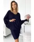 Kleid NUMOCO A402-1 DUNKELBLAU