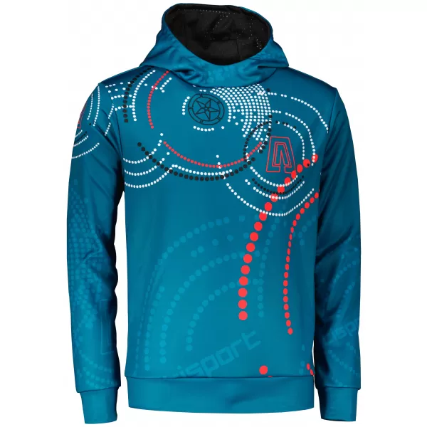  Premium-Sweatshirt für Herren ALTISPORT SWE/ALM06S07 KEROSINROT 