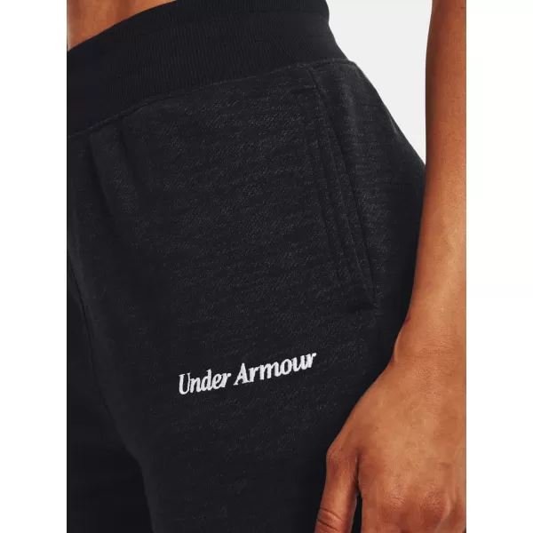  Sporthose für Damen UNDER ARMOUR ESSENTIAL SCRIPT PANT 1374105-001 SCHWARZ 