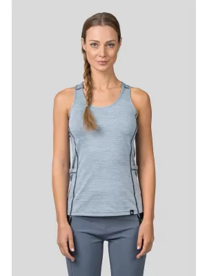 Damen-Tanktop HANNAH RINA PERLBLAU MELIERT