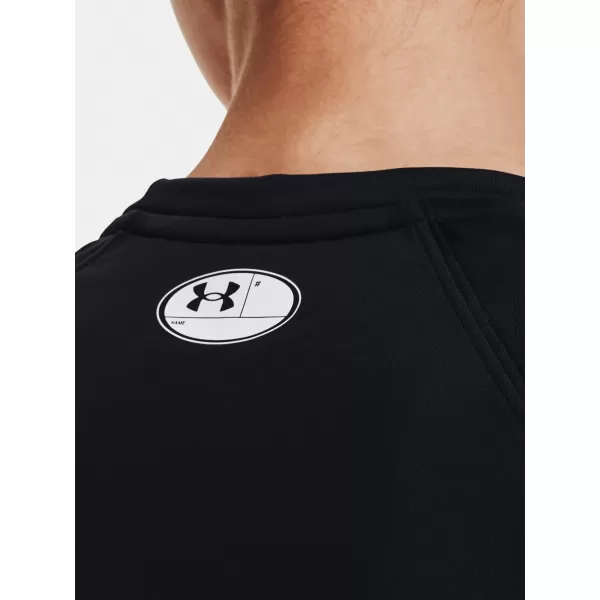  Damen-T-Shirt UNDER ARMOUR AUTHENTICS CREW 1368701-001 SCHWARZ 