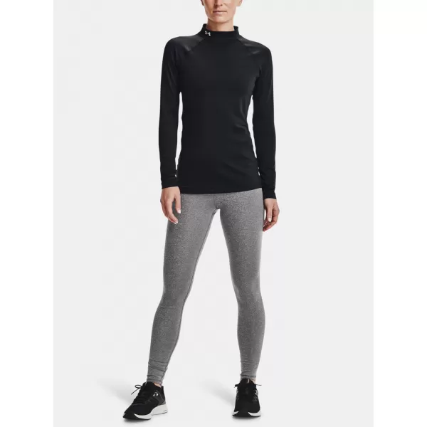  Damen-T-Shirt UNDER ARMOUR UA CG AUTHENTICS MOCKNECK 1368702-001 SCHWARZ 