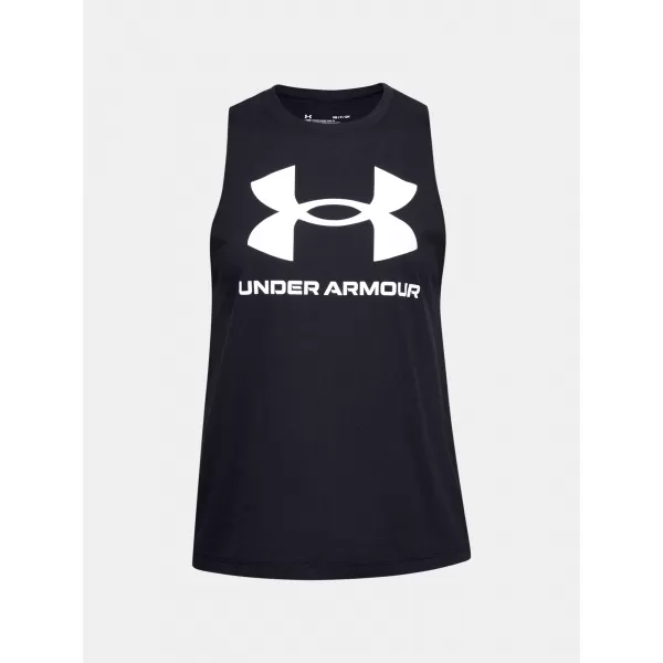  Damen-Tanktop UNDER ARMOUR SPORTSTYLE GRAPHIC TANK 1356297-001 SCHWARZ 