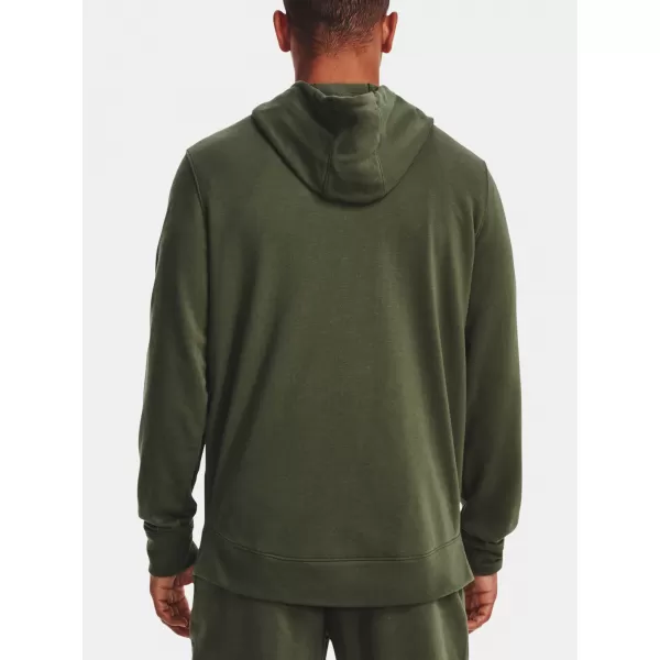  Herren-Sweatshirt UNDER ARMOUR UA RIVAL TERRY LC FZ 1370409-390 GRÜN 