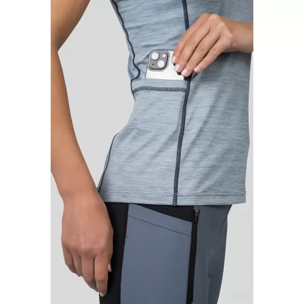  Damen-Tanktop HANNAH RINA PERLBLAU MELIERT 