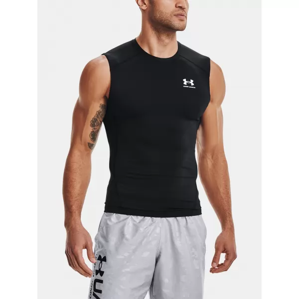  Kompressions-Tanktop für Herren UNDER ARMOUR HG ARMOUR COMP SL 1361522-001 SCHWARZ 