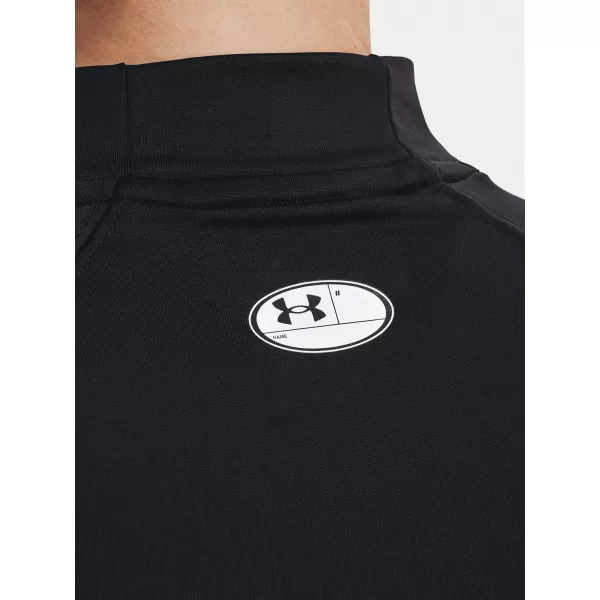  Damen-T-Shirt UNDER ARMOUR UA CG AUTHENTICS MOCKNECK 1368702-001 SCHWARZ 