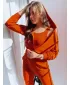 Damen Sweatshirt DSTREET MY LOVE BY1200 ORANGE