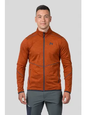 Herren Sweatshirt HANNAH DAMAR VERBRANNTE ORANGE MEL