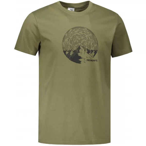  Pánské triko ALTISPORT CARRYOVER ALM172129 KHAKI 