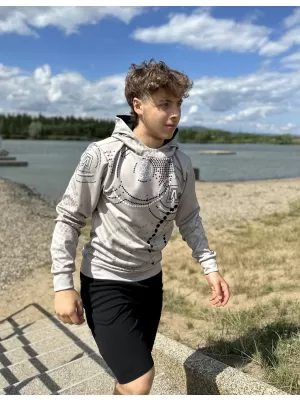 Premium-Sweatshirt für Herren ALTISPORT SWE/ALM06S07 BRAUN
