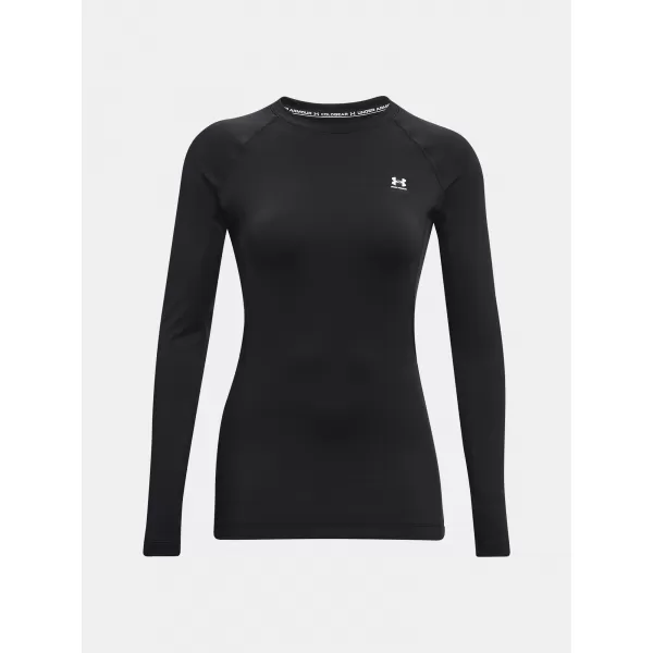  Damen-T-Shirt UNDER ARMOUR AUTHENTICS CREW 1368701-001 SCHWARZ 